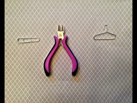 Make a Tiny Hanger out of a Paper Clip!