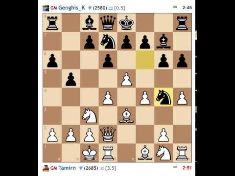GM Tamirn v GM GenghisK (3 | 0 Blitz Chess)