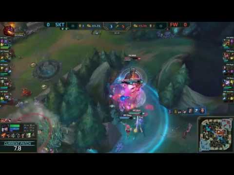 SKT vs FW Highlights Game 1 MSI 2017 Semi Finals SK Telecom T1 vs Flash Wolves by Onivia
