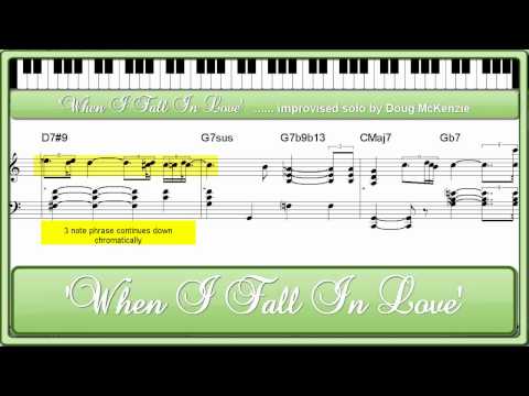'When I Fall In Love' - jazz piano tutorial