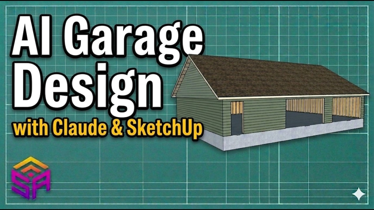 SketchUp + Claude - AI Garage Design