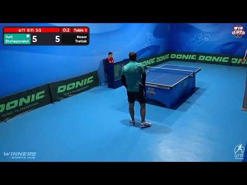 14:30 Yurii Shchepanskyi 0-3 Nazar Tretiak West 3 WIN CUP 03.12.2022 | TABLE TENNIS WINCUP