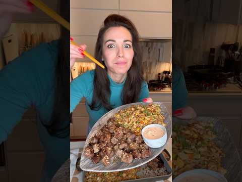 We can’t stop making this Hibachi Steak + Fried Rice #shorts