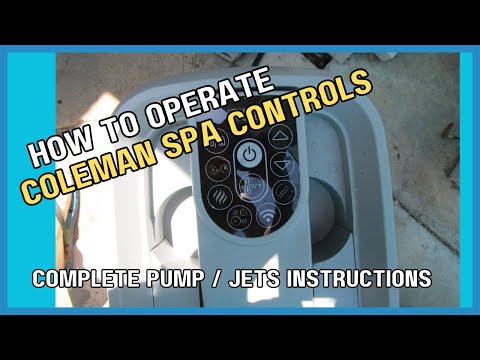 How to Operate Coleman Spa Controller