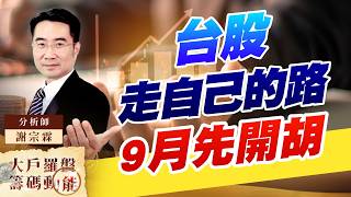 台股走自己的路 9月先開胡｜大戶羅盤籌碼動能 ｜謝宗霖 (圖)