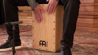 Video thumbnail for MEINL Percussion - Pickup Woodcraft Series Cajon - Baltic Birch - PWC100B by Meinl Percussion - Official Product Videos