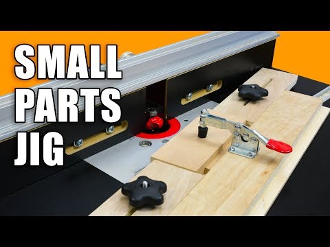 Small Parts Holding Router Jig for your Router Table