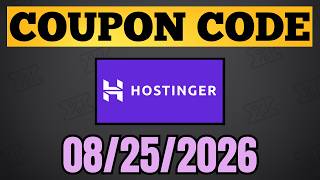 Hostinger Coupon Code August 2026 - Hostinger Discount Code Promo Code - 08/25/2026