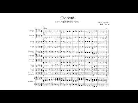 Pietro Antonio Locatelli – Concerto grosso in F minor (per il Santo Natale)
