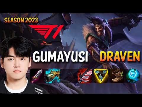 T1 Gumayusi DRAVEN vs KAI'SA ADC - Patch 13.23 KR Ranked
