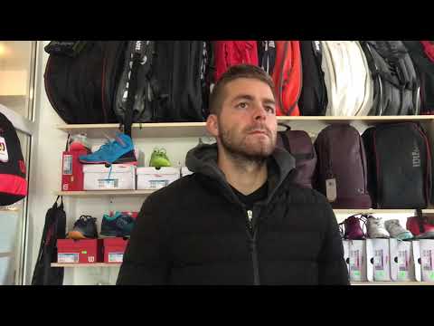 Robin Staněk po prohře v semifinále dvouhry na Opava Indoor Open 2019