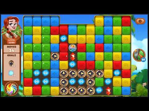 Lost Island Blast Adventure Level 1586 - NO BOOSTERS 🏝️ | SKILLGAMING ✔️