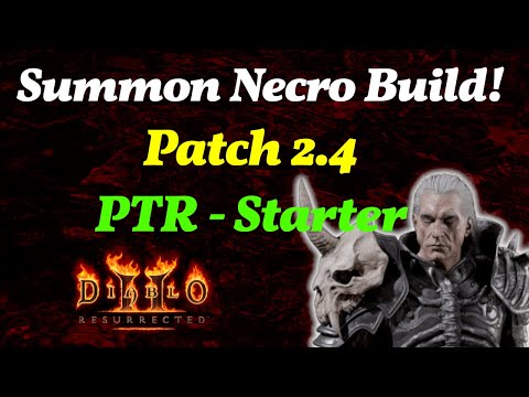 D2R 2.4 Summon Necro Deutsch - Starter Build