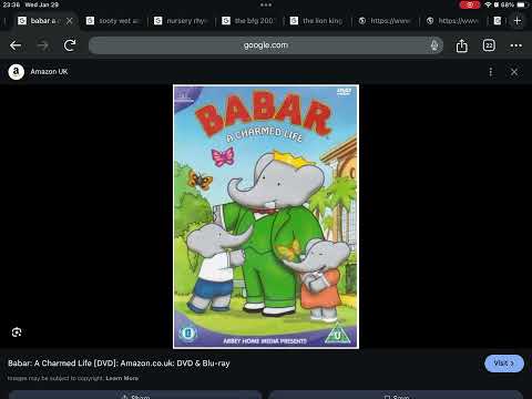 Happy Late 22nd Anniversary to Babar A Charmed Life (2003)