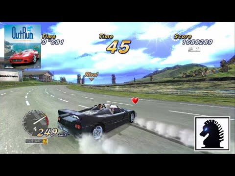 PSN OutRun Online Arcade - F50 | 15 Course OutRun Mode