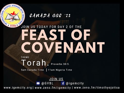 CANADA GLOBAL GOSPEL CONGRESS DAY 2;  5TH AUGUST, 2023.