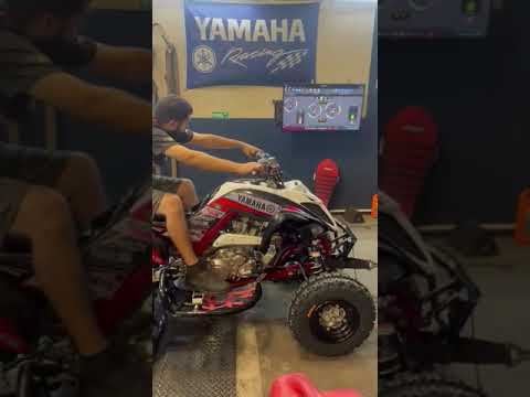 Raptor 700r getting tuned after a big bore kit!! Guess hp? #shorts
