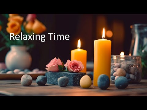Healing Piano Music with Candlelight and Flowers Scenery to Mood Up Your Soul