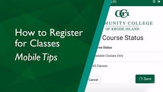 How to Register for Classes on Your Phone | Mobile Tips