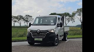 Renault MASTER 2.3 Dubbele Cabine Dubbellucht L3 Open-Laadbak 7-Persoons flatbed truck < 3.5t | Image 4 - Autoline