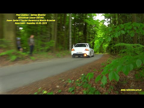 P. Kudłacz /A.Wodzisz -Mitsubishi EVO 8- Super Sprint o Puchar Burmistrza Miasta Brzostek 14-05-2023