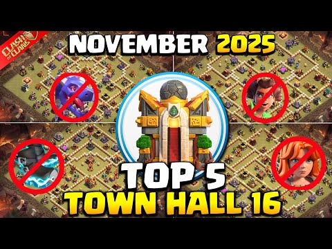 TOP 5! NEW BEST TH16 Base Layout + Copy Link 2025 | Town Hall 16 (TH16) War Base | Clash of Clans 