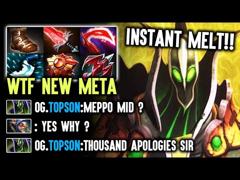 Topson Unexpected NEW META Rubick - Crazy Burst Damage Delete Every One Dota 2