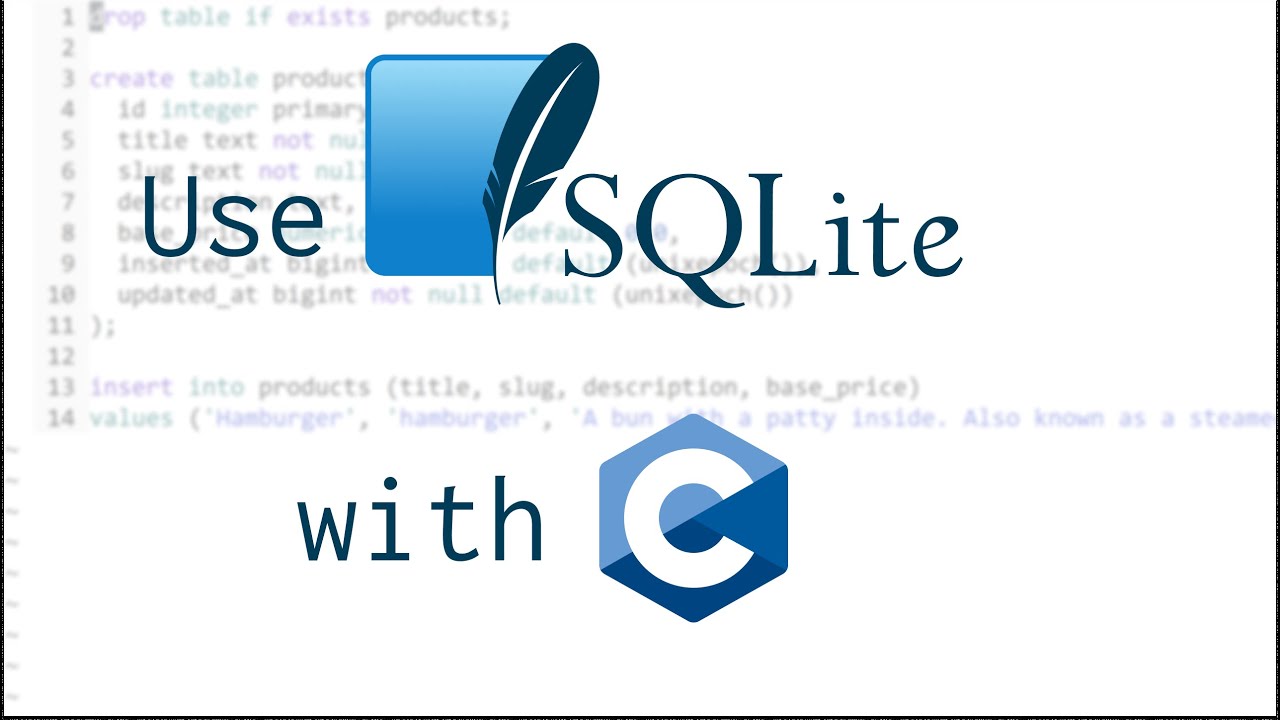 Exploring SQLite with C: How to Download Latest SQLite3; Querying a database with C and SQL
