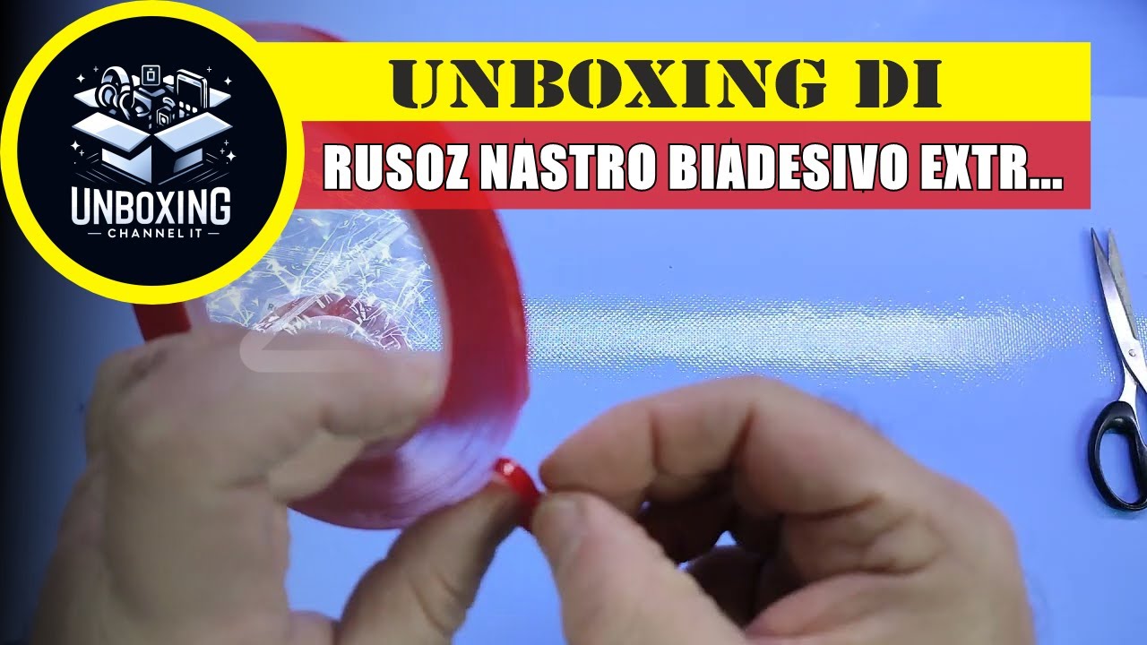Rusoz Nastro Biadesivo Extra Forte, 2 rotoli 5m x 5mm