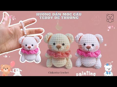 Móc Khóa Gấu Teddy Mini