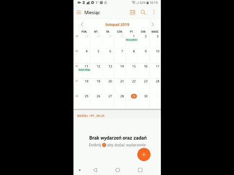 Aplikacja kalendarza i do tworzenia list zadań od LG  Calendar and to do lists app by LG [LG V30]