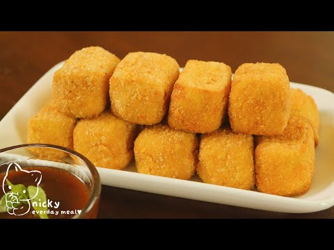 Crispy Fried TOFU Recipe : Sweet Chili Lemon Peanut Sauce