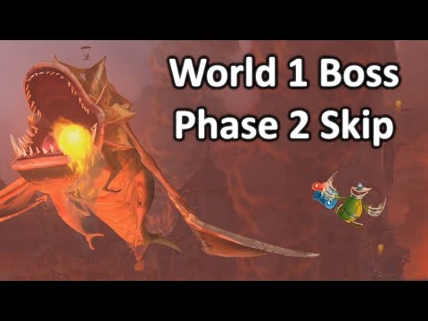 Rayman Legends PC - 1'54"18 - Breathing Fire! (1-B) - Any% Teensies