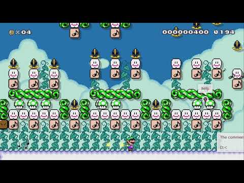 Kirby's [DL] - ♪ Green Greens ♪ by by Jαmes - Super Mario Maker 2 - No Commentary 1bv