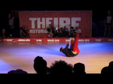 BBOY LEO ONE vs BBOY RAFA - The Notorious IBE Brazil 2016