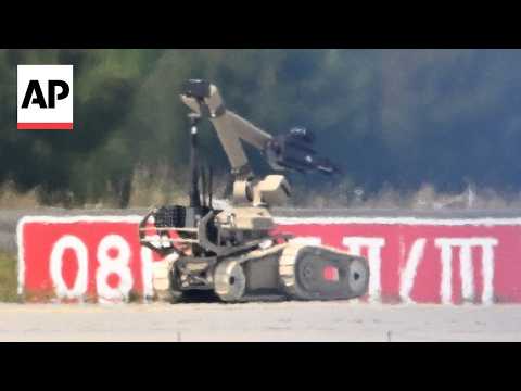 Video Thumbnail: Drone with explosives found at German airport, official sees 'new quality' of threat