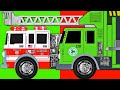 Fire Trucks Garbage Trucks Teaching AB Pattern Organic Learning Educational Video For Kids