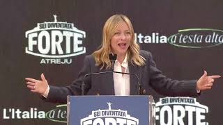 MELONI SU SCHLEIN: "LA VOGLIO RINGRAZIA PERCHÈ CON IL SUO NANNIMORETTISMO, HA FATTO PARLARE DI NOI"