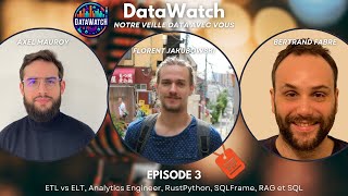 Florent Jakubowski sur ETL vs ELT et l’évolution des rôles en Data Engineering 