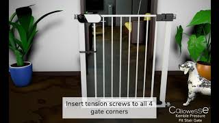 Callowesse Kemble Pressure Fit Stair Gate - BabySecurity