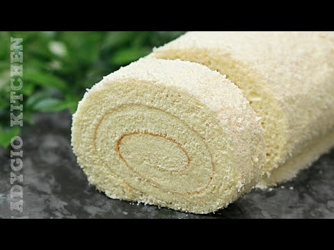 Snow White Roll with egg white base and lemon milk cream