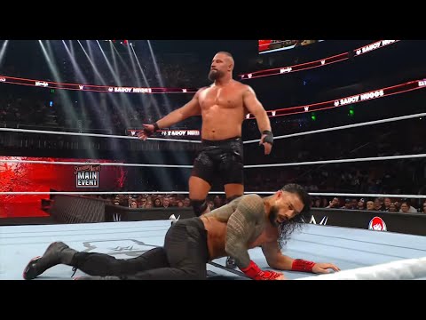 WWE 22 October 2025 Highlights Bron Breakker Vs Roman Reigns One Vs One on Raw