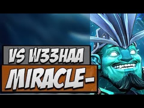 Miracle Dota - Storm Spirit VS w33 | Dota 2 Gameplay 2017