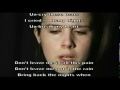 Celine Dion-Unbreak My Heart Lyrics 