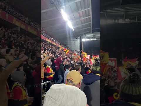 But Wesley Said | Rc Lens / Reims | ambiance tribune Marek | Stade Bollaert | ligue 1