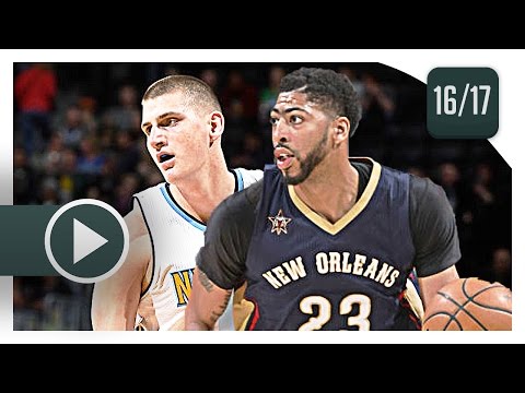 Nikola Jokic vs Anthony Davis BIG MEN Duel Highlights (2017.04.07) Nuggets vs Pelicans - SICK!