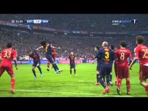 (HD) Bayern Munchen vs FC Barcelona 4-0 - All Goals & Full Highlights 23/04/2013 Champions League