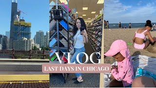 DAY IN LIFE OF STAY AT HOME MOM OF 2 | LAST DAYS IN CHICAGO