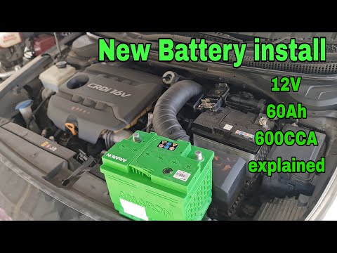 Car battery change on Hyundai Verna | Amaron vs Exide Battery | battery spec explained, CCA, Ah ⚡️