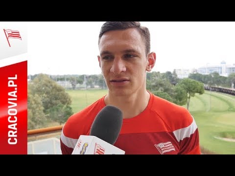 Damian Dąbrowski po sparingu Spartak Subotica - Cracovia (04.02.18)